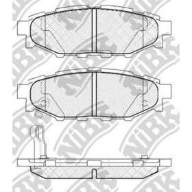 Колодки тормозные дисковые NIBK PN7501 2982250