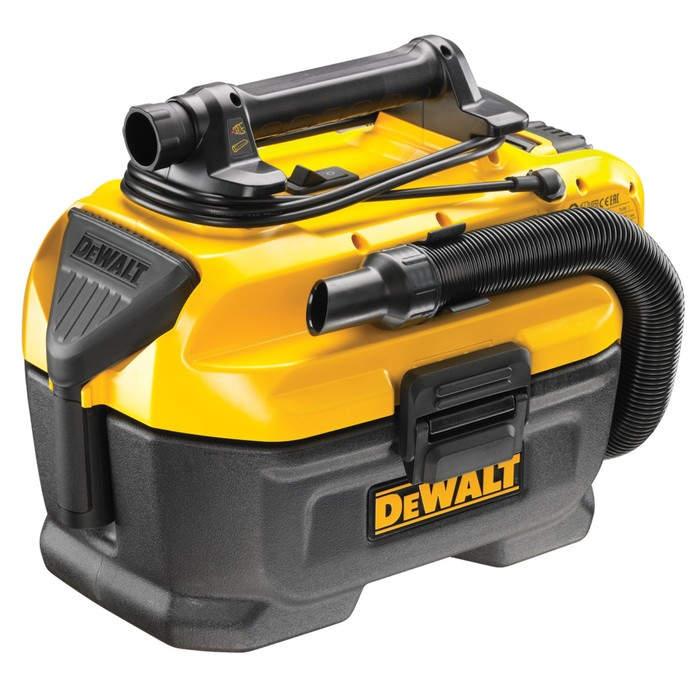 Строительный пылесос DeWalt DCV582, аккум.-сет., 450 Вт, 954 л/мин, 7.5 л., 4.5 кг