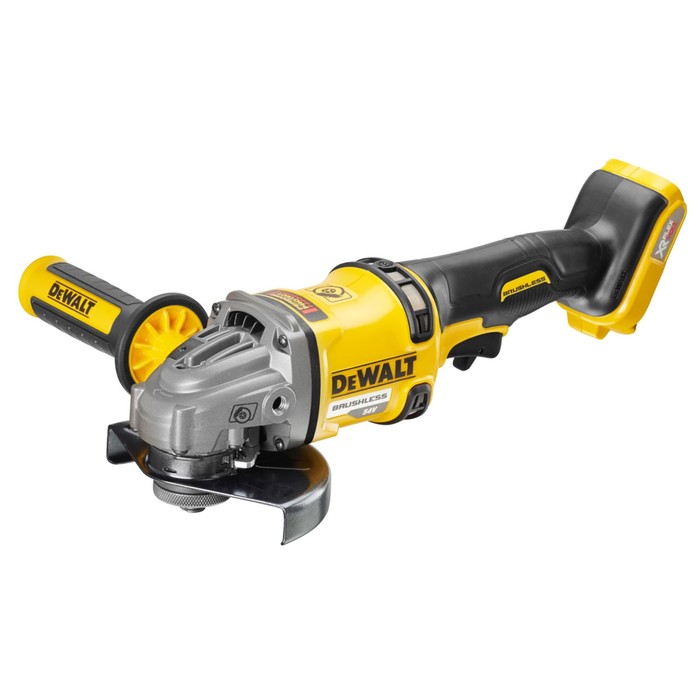 Аккум. углошлифовальная машина DeWalt DCG 414 N, 54В, 7000об/мин, 2.2кг, БЕЗ АКК И З.У.