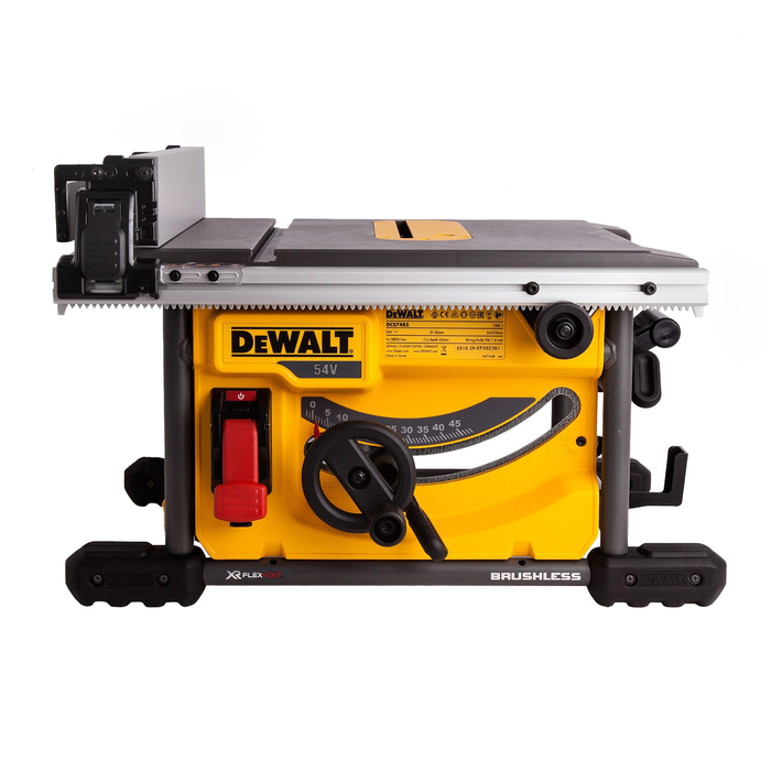 Пила настольная DeWalt DCS 7485 N, аккум., 54В, 5800об/мин, 210х30мм, БЕЗ АКБ И З.У.