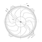 Электровентилятор охлаждения с кожухом Peugeot/Citroen 307 (00-)/308 (07-)/C4 (04-) FIAT 9 635 494 380, LUZAR LFK 20308 2491259 Электровентилятор охлаждения с кожухом Peugeot/Citroen 307 (00-)/308 (07-)/C4 (04-) FIAT 9 635 494 380, LUZAR LFK 20308 2491259