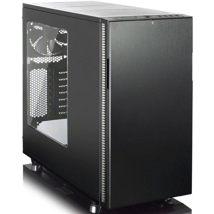 Корпус Fractal Design Define R5 Blackout Edition Window, без БП, ATX, черный