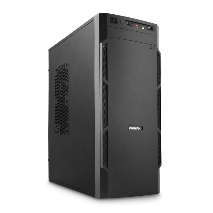 Корпус Zalman ZM-T1, без БП, mATX, черный