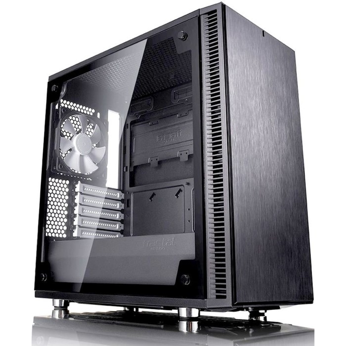 Корпус Fractal Design Define Mini C TG, без БП, mATX, черный