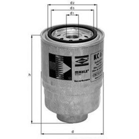 Фильтр топливный KNECHT KC46 2989130