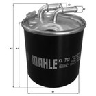 Фильтр топливный KNECHT KL723D 2989204 - фото 65884
