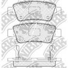Колодки тормозные дисковые NIBK PN8809 2987671 - фото 65892