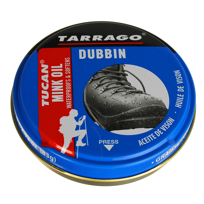 Крем-пропитка для спортивной и туристической обуви Tarrago Tucan Mink Oil нейтральный, банка, 100 мл