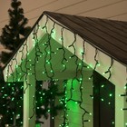 УЦЕНКА Гирлянда "Бахрома" улич. УМС, Ш:5,6 м, В:0,9 м, Н.Т. LED-330-220V,б/ контр. ЗЕЛЕН