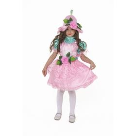 Карнавальный костюм «Дюймовочка», текстиль, платье, шапочка, р. 30, рост 116 см