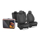 Авточехлы Airline ACCS-L-30 "Лима", Hyundai Solaris, Kia Rio 2017-, 12 предметов, экокожа, черный 2995307 - фото 65949