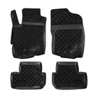 Коврик Airline ACM-PS-47, Mitsubishi Lancer X 2007-, высокий борт, полимерные, черные, набор 4 шт. 2995239 - фото 66015