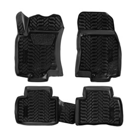 Коврик Airline ACM-PS-50, Nissan X-Trail T32 2014-, высокий борт, полимерные, черные, набор 4 шт. 2995242