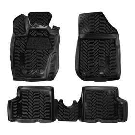 Коврик Airline ACM-PS-54, Renault Duster 4WD 2011-15, высокий борт, полимерные, черные, набор 4 шт. 2995246