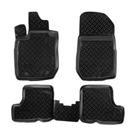 Коврик Airline ACM-PS-57, Renault Sandero I, Stepway 2009-14, высокий борт, полимерные, набор 4 шт. 2995249