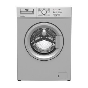 Стиральная машина Beko WRE 55P1 BSS, класс А+, 1000 об/мин, 5 кг, серебристая 3001120