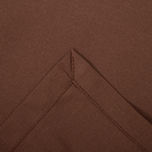 Набор салфеток "Этель" Рождественские свечи, 40х40 цвет шоколад, 2 шт, с ВМГО хл, 200 гр/м² 2834119