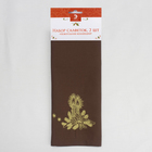 Набор салфеток "Этель" Рождественские свечи, 40х40 цвет шоколад, 2 шт, с ВМГО хл, 200 гр/м² 2834119