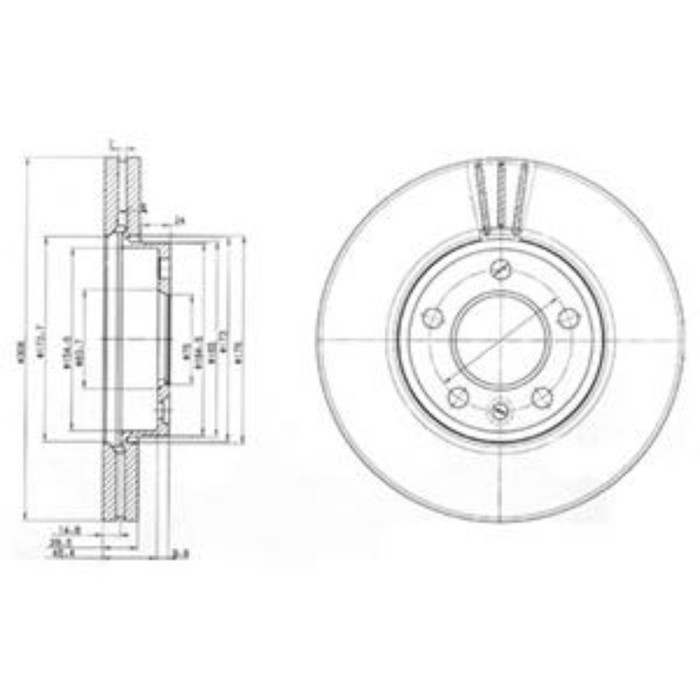 Диск тормозной DELPHI BG9891