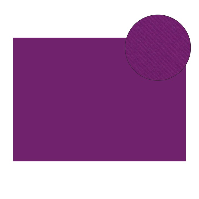Картон цветной, двусторонний: текстурный/гладкий, 210 х 297 мм, Fabriano Elle Erre, 220 г/м, фиолетовый, VIOLA (50 шт)
