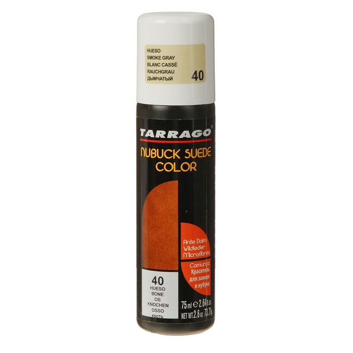 Краситель для замши Tarrago Nubuk Color 040, ТСА18-040, Кость, 75 мл