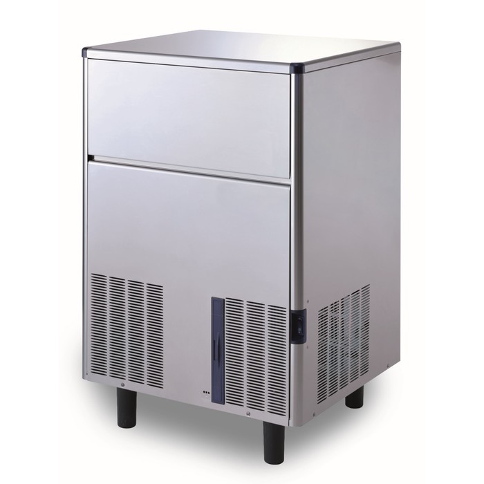 Льдогенератор Gemlux GM-IM100SDE AS, кускового льда (пальчики), 100 кг/сутки, хранение 30 кг   30185
