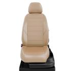 Авточехлы для Nissan Almera NEW с 2013-н.в. седан Задние спинка и сиденье единые, 5-подголовников - фото 400452