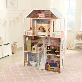 Кукольный домик для Барби «Саванна», с мебелью 14 элементов