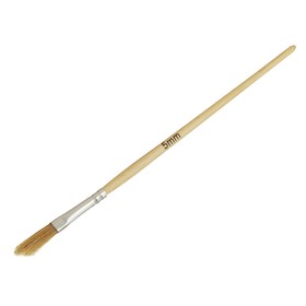 Кисть филеночная "РемоКолор", 5 мм, ручка дерево, натуральная щетина, 5 шт