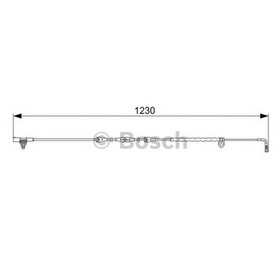Датчик износа тормозных колодок BOSCH 1987473022 3017298