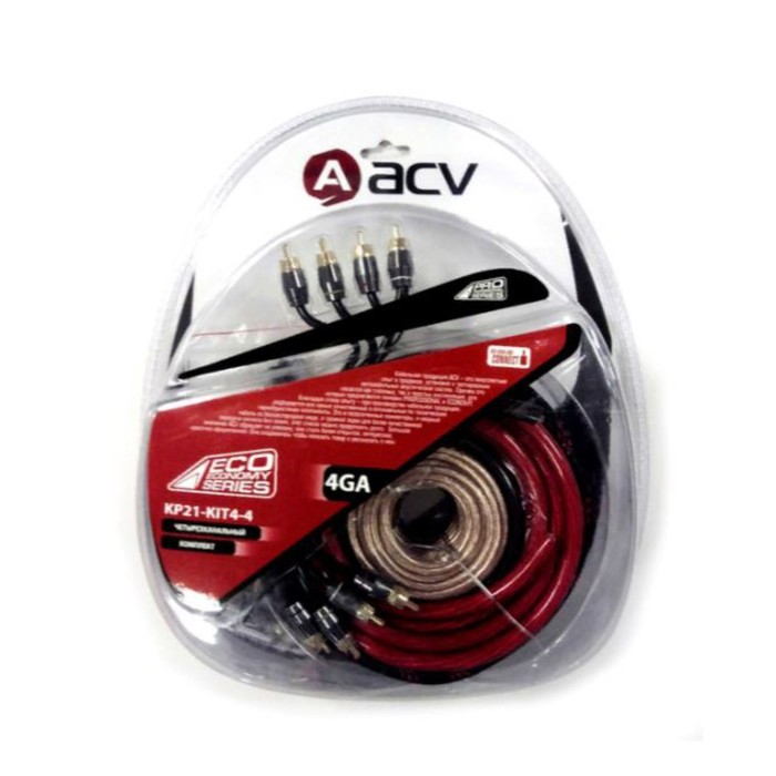 Комплект проводов ACV 4AWG ECO (АСV 21-KIT4-4)