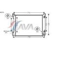 Радиатор системы охлаждения  AVA QUALITY COOLING AI2231 3022365 - фото 66713