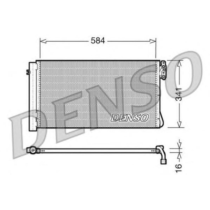 Радиатор кондиционера Denso DCN05012