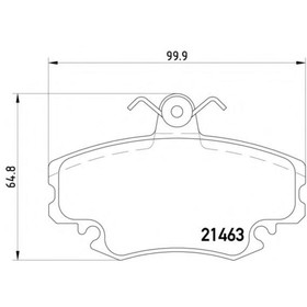 Колодки тормозные дисковые TEXTAR 2146304 3035340