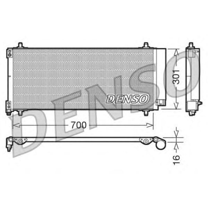 Радиатор кондиционера Denso DCN21027