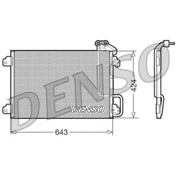 Радиатор кондиционера Denso DCN23013