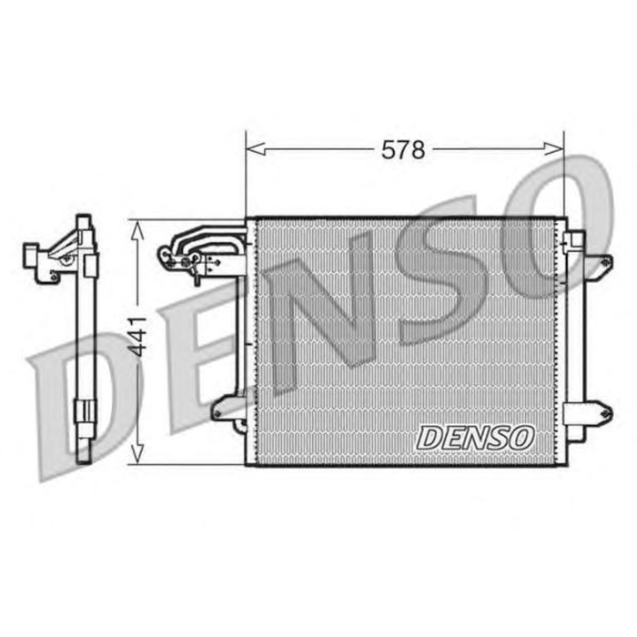 Радиатор кондиционера Denso DCN32030