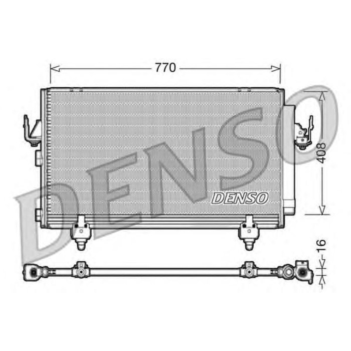 Радиатор кондиционера Denso DCN50031