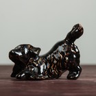Фигура садовая "Песик", глянец, чёрный Фигура садовая "Песик", глянец, чёрный