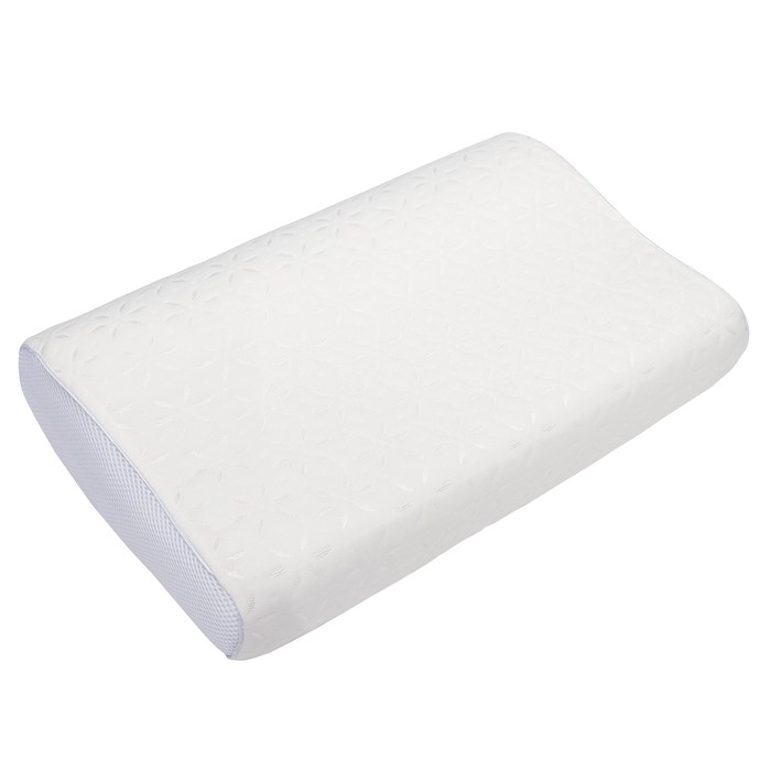 Подушка Сортекс Memory foam 50х30х8/11 трикотаж, трёхслойная сетка air-mesh