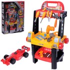 Игровой модуль "Механик Формулы 1", 50 элементов, дрель работает от батареек,