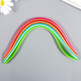 Полоски для квиллинга "Цветные" набор 160 полосок ширина 1 см длина 25 см МИКС