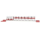 Набор универсальных торцевых головок Matrix, 3/8", Spline, CrV, 10 шт., 8-19 мм 3052131 - фото 67175