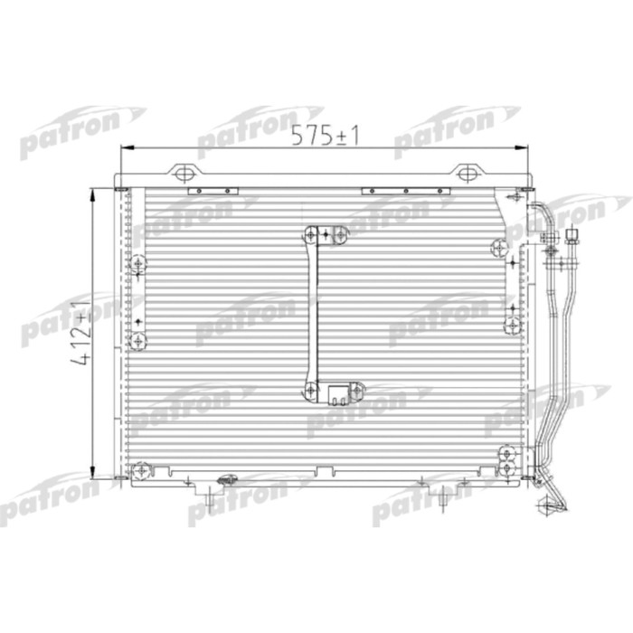 Радиатор кондиционера Patron PRS1084