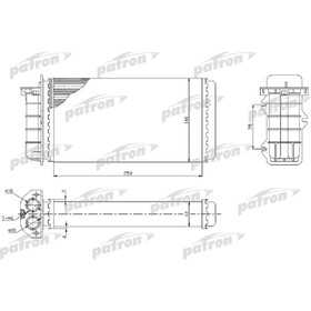 Радиатор отопителя Patron PRS2024 3042792