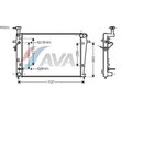Радиатор системы охлаждения  AVA QUALITY COOLING HY2211 3042909 - фото 67358