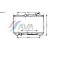 Радиатор системы охлаждения  AVA QUALITY COOLING HYA2110 3042914 - фото 67359