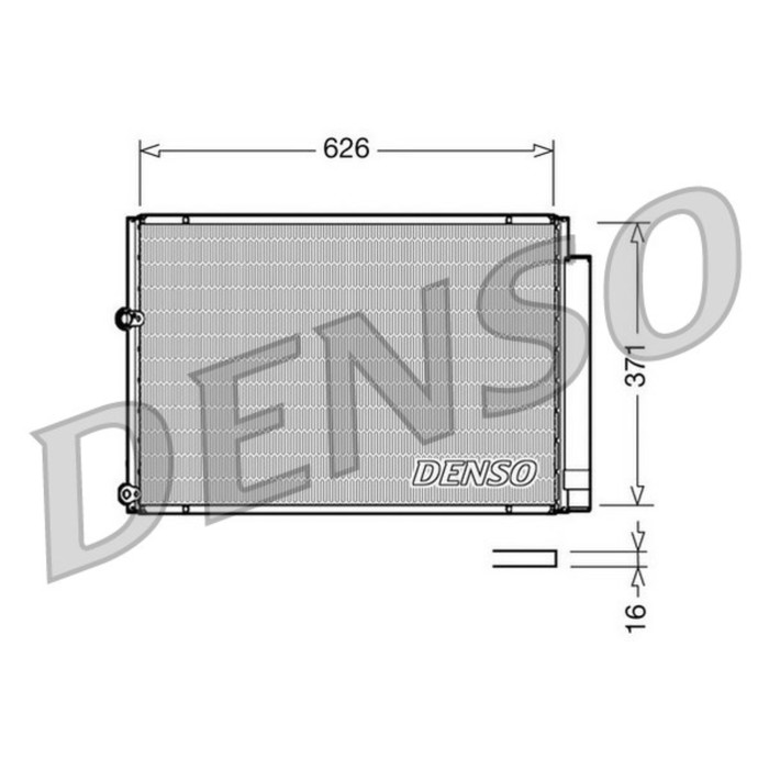 Радиатор кондиционера Denso DCN50018