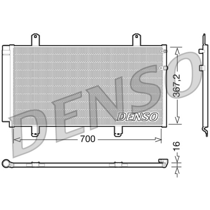 Радиатор кондиционера Denso DCN51004