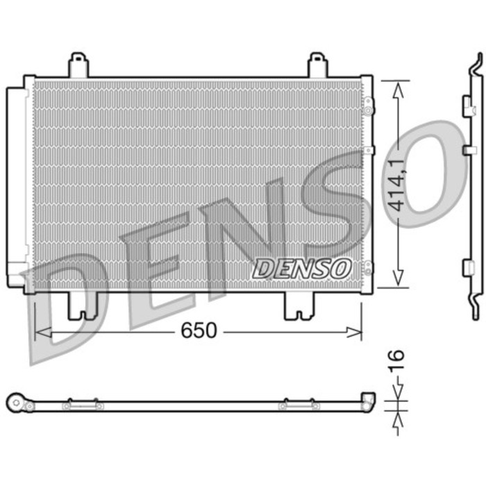 Радиатор кондиционера Denso DCN51009